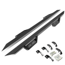 DNA Motoring STEPB-G222-016 For 2015 to 2020 Chevy Colorado GMC Canyon Extended Cab Aluminum 3" Rock Rail Side Step Nerf Bar Running Board Left + Right