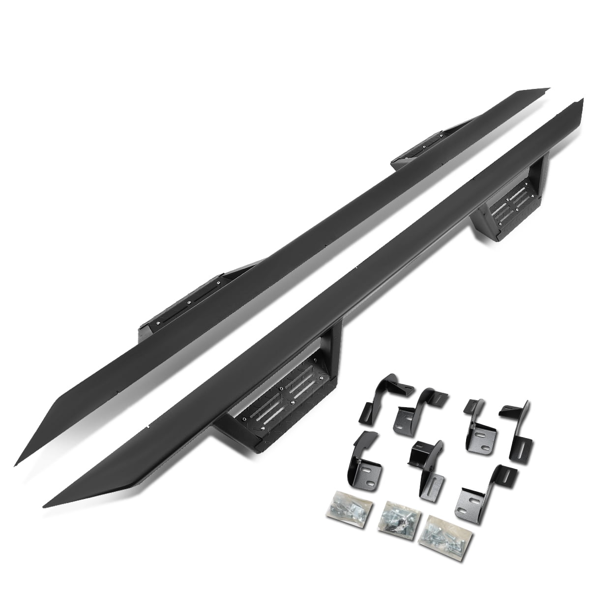 DNA Motoring STEPBG222020 For 2009 to 2020 Dodge Ram Truck 1500 Extended Cab Aluminum 3" Rock