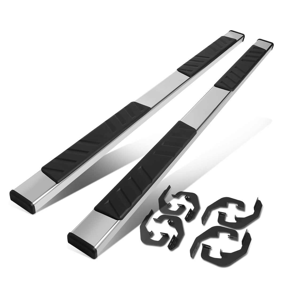 DNA Motoring For 07-19 Chevy Silverado GMC Sierra Crew Cab 5" Side Step Nerf Bar Running Boards