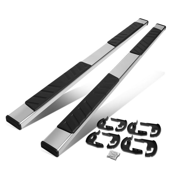 DNA Motoring For 04-14 Ford F150 Super/Extended Cab 5" Chrome Side Step Nerf Bar Running Boards