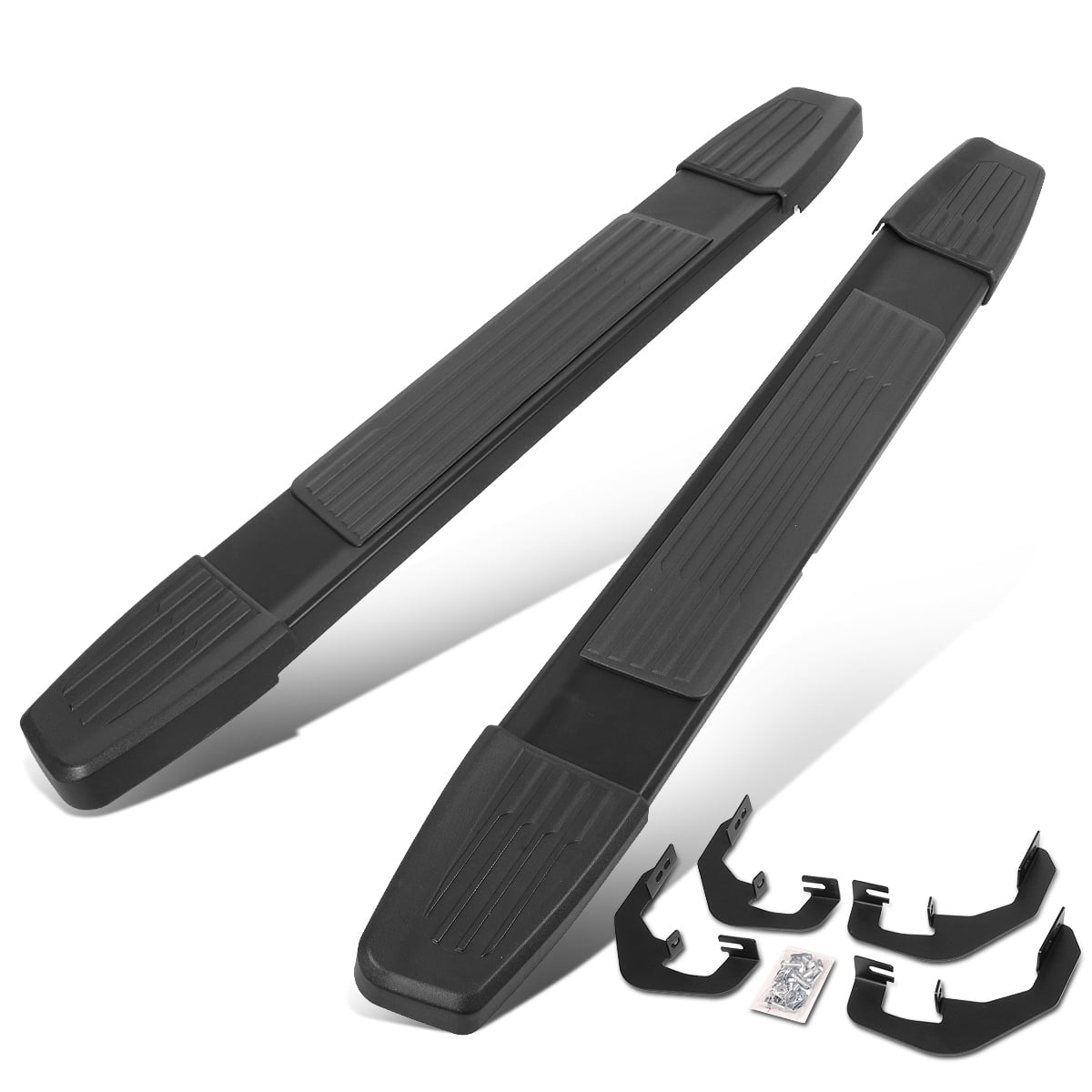 DNA Motoring STEPBZTL8212ALBK For 2007 to 2019 Silverado Sierra 2Dr