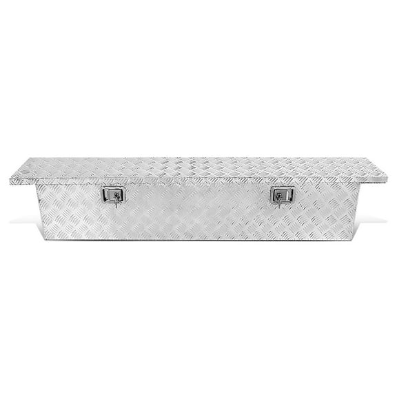 DNA Motoring 69"x11.5"x13.5" Aluminum Pickup Truck Bed Trailer Storage Tool Box w/ Key Lock