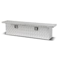 thumbnail image 1 of DNA Motoring 63"x12"x16.5" Aluminum Pickup Truck Bed Trailer Storage Tool Box w/Key Lock (Crossbed), 1 of 4