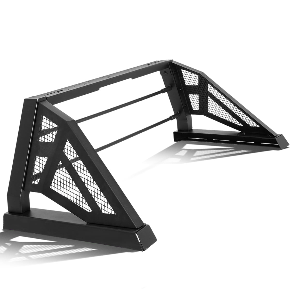 DNA Motoring TCRB-005 For 2005 to 2018 Toyota Tacoma Styleside Truck Bed Heavy Duty Aluminum Mesh Chase Rack Roll Bar Assembly 06 07 08 09 10 11 12 13 14 15 16 17