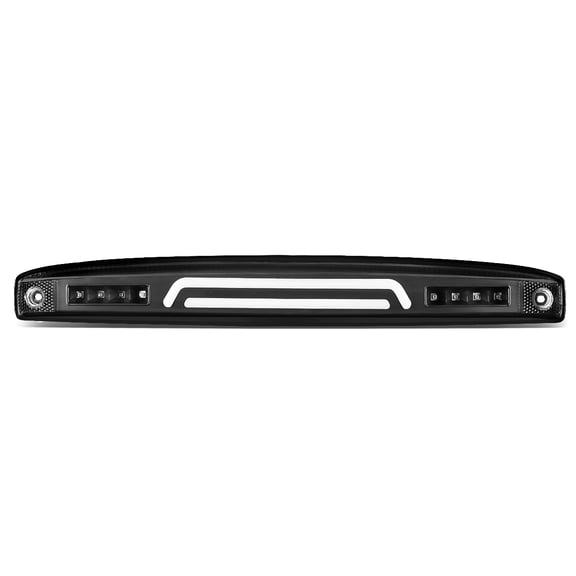DNA Motoring TGL-DRAM03-3D-LED-BK for 2003 to 2006 Dodge Ram Truck Black Housing 3D LED Bar Rear Center Tailgate Lamp Brake Light 04 05