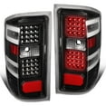 thumbnail image 1 of DNA Motoring 14-19 Chevy Silverado GMC Sierra Full LED Black Clear Rear Tail Light Lamps Pair LH+RH, 1 of 6