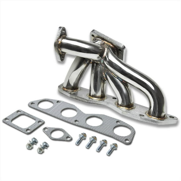 DNA Motoring TM-K20-S For 2002 to 2011 Honda K -Series Top Mount Stainless Steel T3 Turbo Manifold - K20 03 04 05 06 07 08 09 10