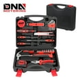 thumbnail image 1 of DNA Motoring TOOLS-00011 DNA MOTORING Red 46 PCs Home Tool Set Electronic Repair Precision Screwdriver Voltage Tester Hammer Plier DIY Kit, 1 of 6