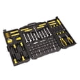 thumbnail image 1 of DNA Motoring Automotive Mechanic Repair Toolbox TOOLS-00022 Portable 220 Piece Socket Hex Key Screwdriver Set Steel, 1 of 7