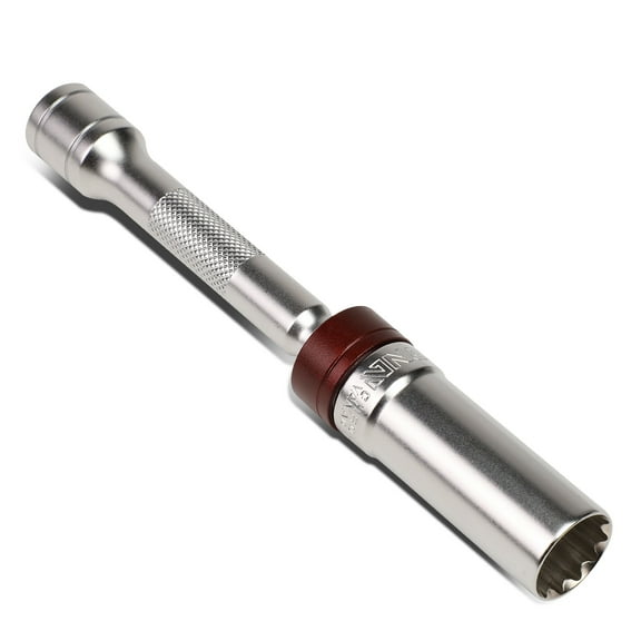 DNA Motoring TOOLS-00100 DNA MOTORING 16MM Socket 3/8" Drive Teng Ratchet Chrome Vanadium Steel 6 Inches Length Swivel Extension
