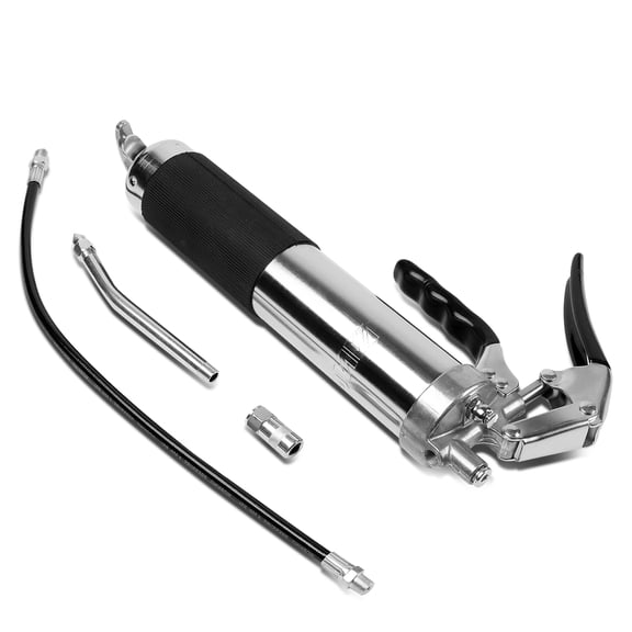 DNA Motoring TOOLS-00102 DNA MOTORING Heavy Duty 18" Flexible Hose Pistol Grip Style Multipurpose Manual Grease Gun Tool Kit