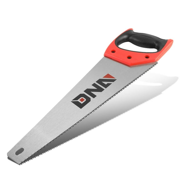 DNA Motoring TOOLS-00109 DNA MOTORING 16" Length 7 Teeth Per Inch Oil-Resistant Comfort Grip Classic Hand Saw Wooden Tool