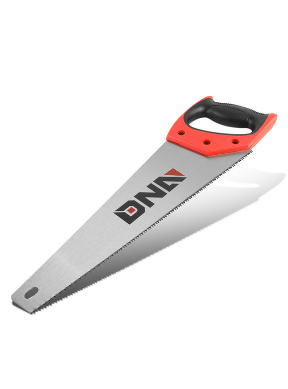 DNA Motoring TOOLS-00109 DNA MOTORING 16" Length 7 Teeth Per Inch Oil-Resistant Comfort Grip Classic Hand Saw Wooden Tool