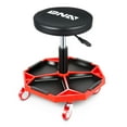 thumbnail image 1 of DNA Motoring TOOLS-00253 Adjustable Height Pneumatic Garage Seat Rolling Mechanic Stool with Tool Tray Storage, 1 of 8