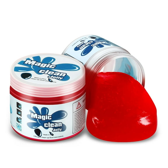 DNA Motoring TOOLS-00254 Red Cleaning Jelly Gel Auto Detailing Tool Remover for Auto Interiors Electronics Cleaning