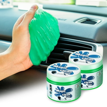 DNA Motoring TOOLS-00255 Green Cleaning Jelly Gel Auto Detailing Tool Remover for Auto Interiors Electronics Cleaning