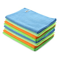 Homaxy 12pcs Microfiber Cleaning Cloth Kitchen Dish Cloths Towel