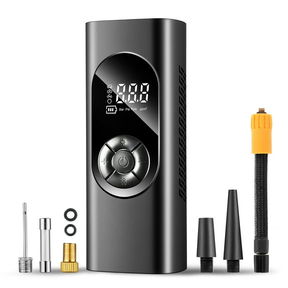 DNA Motoring TOOLS-00270 150 PSI Wireless Portable Air Pump Tire Inflator for Inflating Car Truck Motorcycle Tires Balls