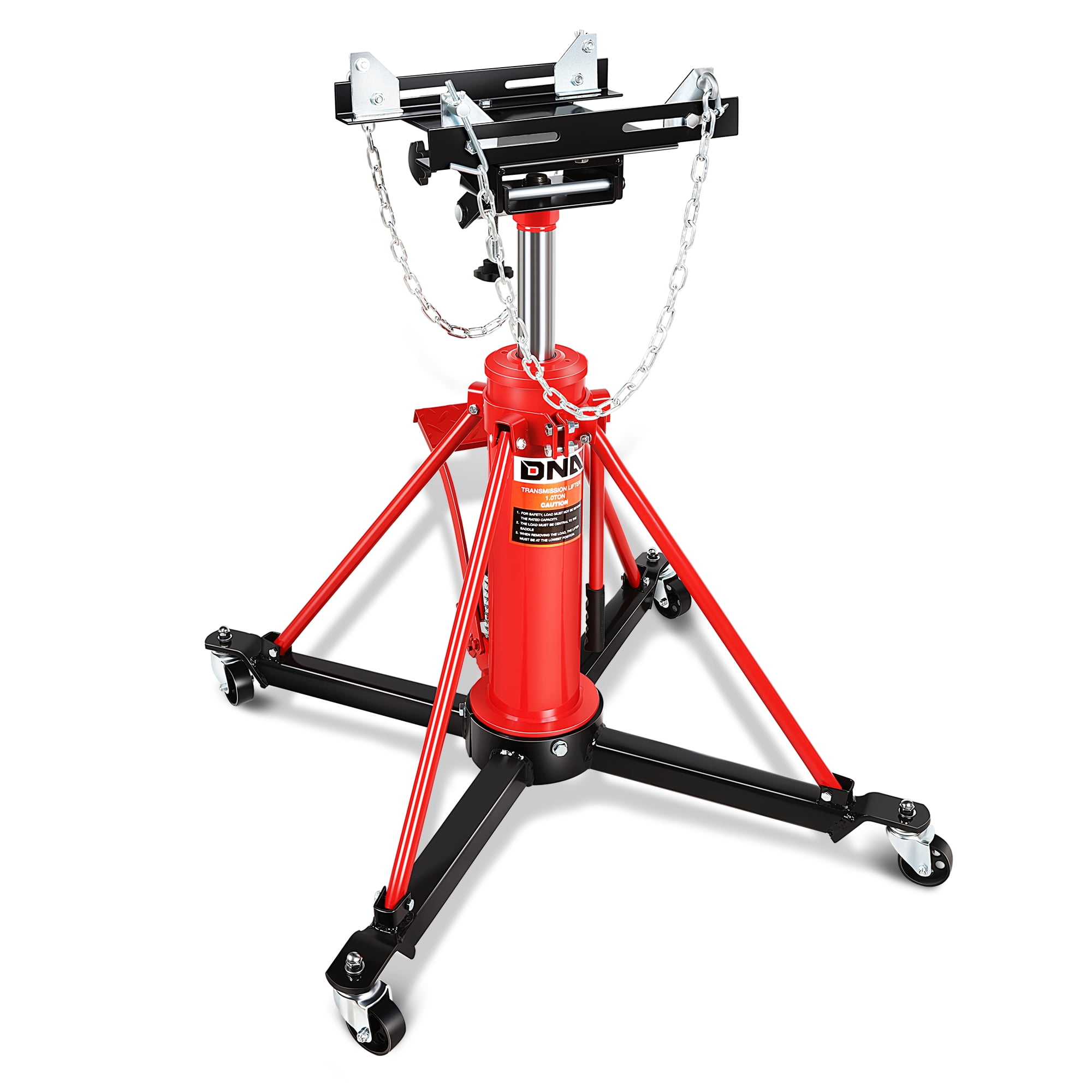 1 Ton(2204lbs) 33.2" - 69.6" Lifting Heavy Duty Steel Hydraulic Transmission Jack