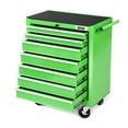 thumbnail image 1 of DNA Motoring TOOLS-00399 7 Drawers Garage Warehouse Workshop Rolling Tool Cabinet Chest With Top Antiskip Mat+Swivel Casters, 1 of 7