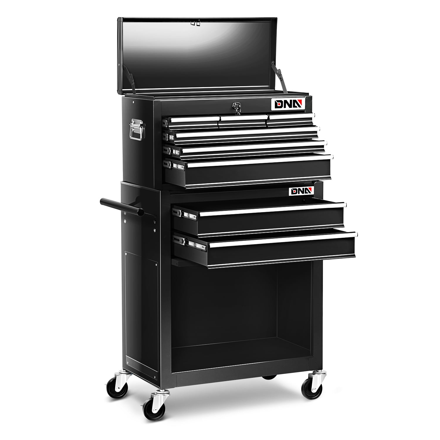 DNA Motoring TOOLS-00424 8 Drawers Durable Ample Storage 2-In-1 ...