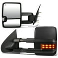 thumbnail image 1 of DNA Motoring TWM-016-T888-BK-AM For 2014 to 2017 Silverado / Sierra K2XX Pair of Black Powered + Heated Signal Glass + Manual Extenable Side Towing Mirrors 16, 1 of 6