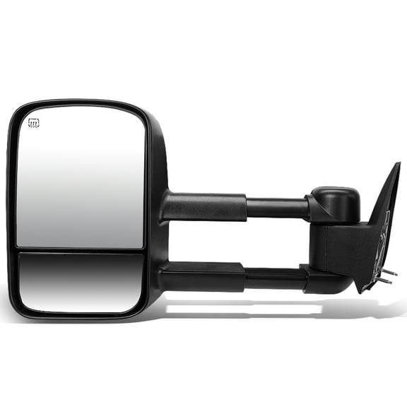 DNA Motoring TWM-021-T111-BK-L For 1999 to 2002 Chevy Silverado / GMC Sierra Powered Adjustment+Heated Towing Mirror (Left / Driver)