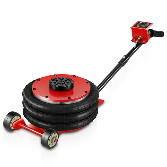 DNA Motoring Triple Bag Air Jack Long handle 5 Ton 11000 lbs Pneumatic Jack for Car SUV Lift