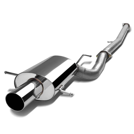 DNA Motoring For 02-07 Subaru Impreza WRX STi Turbo Catback Exhaust System 3.5" Muffler Tip