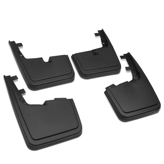 DNA Motoring For 15-18 Ford F150 w/o OE Wheel Lip Moulding Heavy Duty Mud Guard Splash Flaps