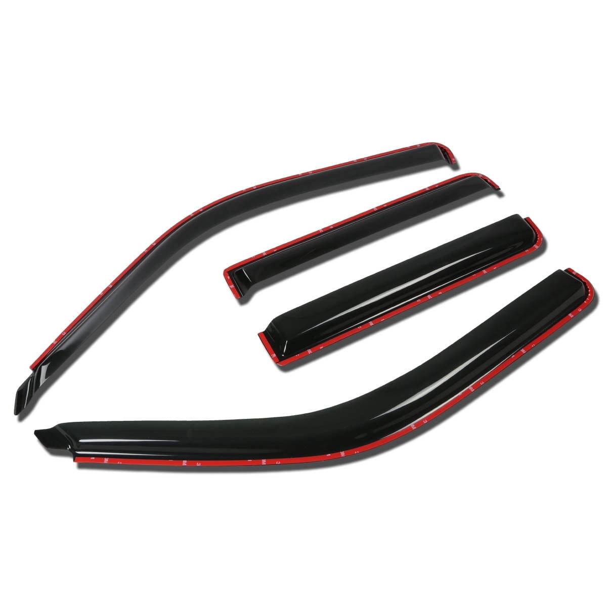 Smoke Window Visors For 2001-2005 Aztek GMT250 – 4-Piece Tape-On Rain Deflectors – Speed Daddy