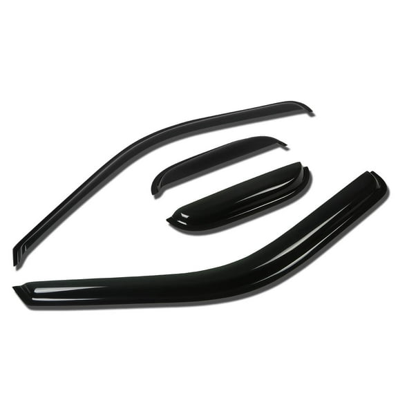 DNA Motoring For 99-16 Ford F250 F350 Super Duty Extended Cab Smoked Tint Side Window Visor Vent Guard