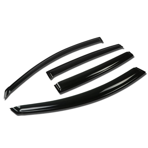 DNA Motoring For 07-12 Nissan Altima Smoked Tint Side Window Visor Vent Shade Wind Rain Deflector