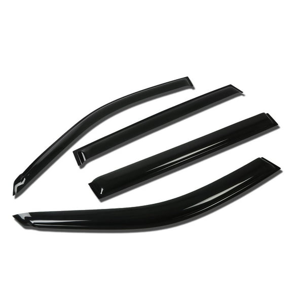 DNA Motoring WVS-090 For 2001 to 2007 Highlander XU20 4pcs Window Vent Visor Deflector Rain Guard (Dark Smoke) 02 03 04 05 06