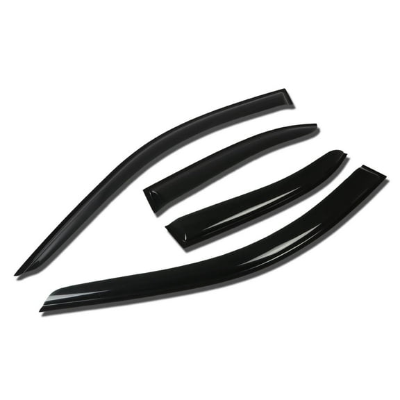 DNA Motoring WVS-116 For 1999 to 2005 VW Jetta A4 Mk4 Typ 1J 4pcs Window Vent Visor Deflector Rain Guard (Dark Smoke) 00 01 02 03 04