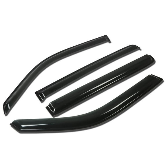DNA Motoring For 09-15 Honda Pilot Smoked Tint Window Visor Shade Vent Wind Rain Sun Deflector