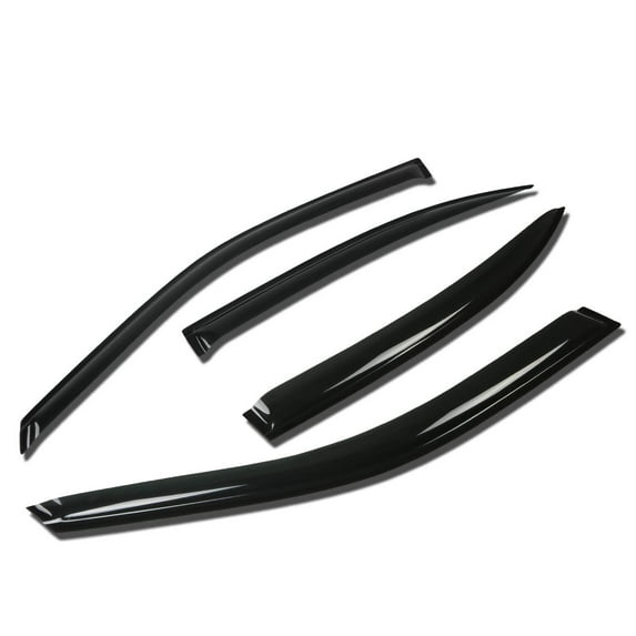 DNA Motoring WVS-126 For 2000 to 2003 Nissan Maxima A33 4pcs Window Vent Visor Deflector Rain Guard (Dark Smoke) 01 02
