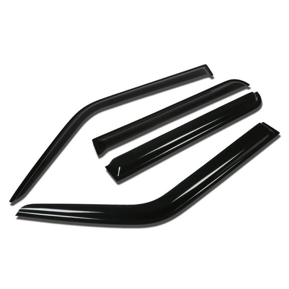 DNA Motoring For 07-17 Jeep Patriot Mk Smoke Tint Window Visor Shade Sun Wind Rain Deflector