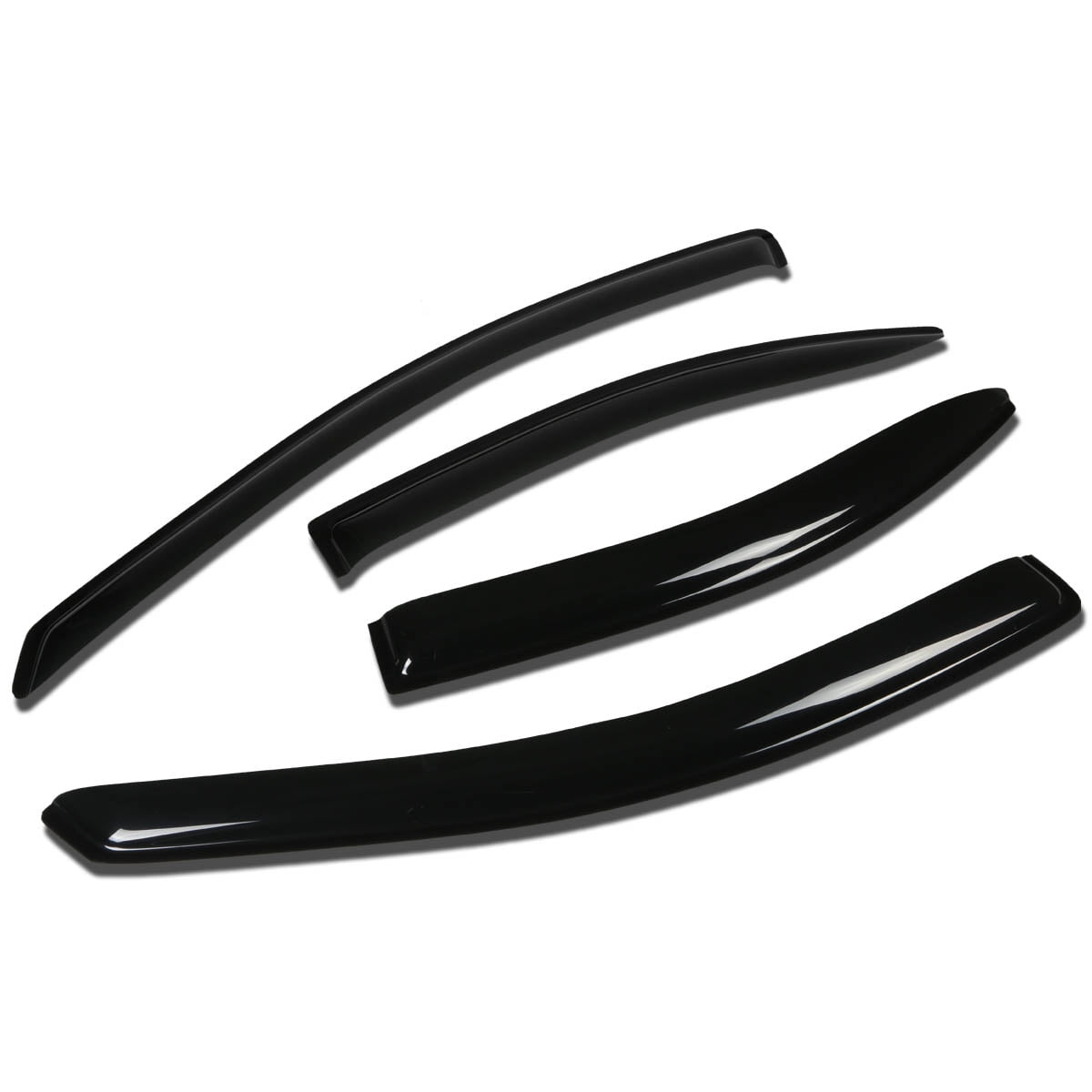 Pontiac G6 Window Deflectors & Sunroof Visor Set - Dark Smoke Rain Guards (2005-2010) - View #3