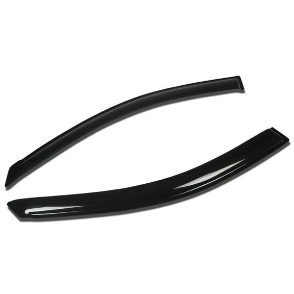 DNA Motoring WVS-209 For 2004 to 2012 Sienna XL20 2pcs Window Vent Visor Deflector Rain Guard (Dark Smoke) 05 06 07 08 09 10 11