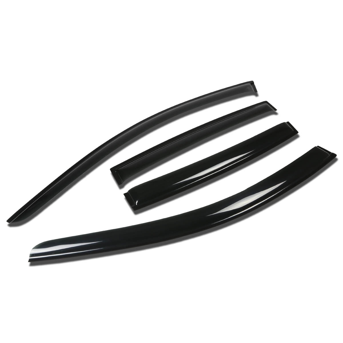 DNA Motoring WVS-213 For 2010 to 2015 Buick Enclave / LaCrosse 4pcs Window Vent Visor Deflector Rain Guard (Dark Smoke) 11 12 13 14