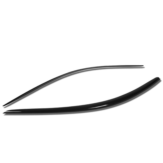 DNA Motoring WVS-T2-0031 For 1994 to 2004 Ford Mustang SN -95 2pcs Window Vent Visor Deflector Rain Guard (Dark Smoke) 95 96 97 98 99 00 01 02 03