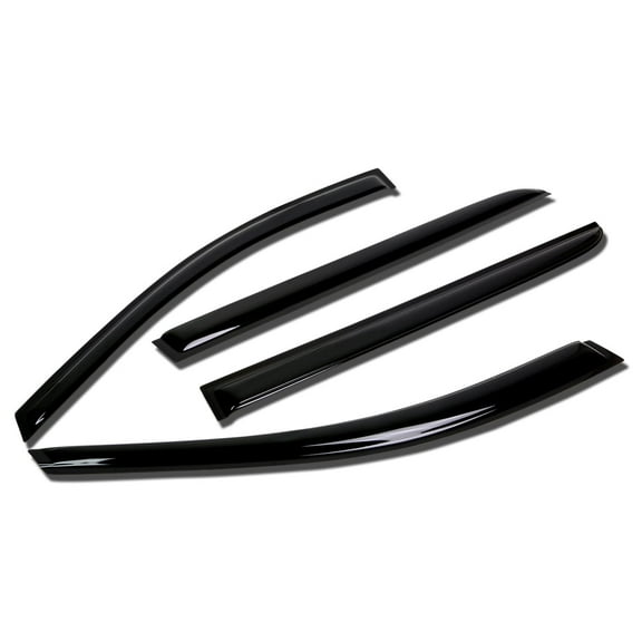 DNA Motoring For 05-10 Honda Odyssey 4pcs Smoked Tint Side Window Visor Shade Rain Wind Deflector Guard