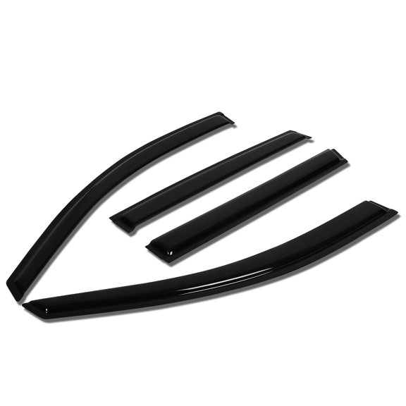 DNA Motoring WVS-T2-0067 For 2009 to 2016 Chevy Traverse 4pcs Window Vent Visor Deflector Rain Guard (Dark Smoke) 10 11 12 13 14 15