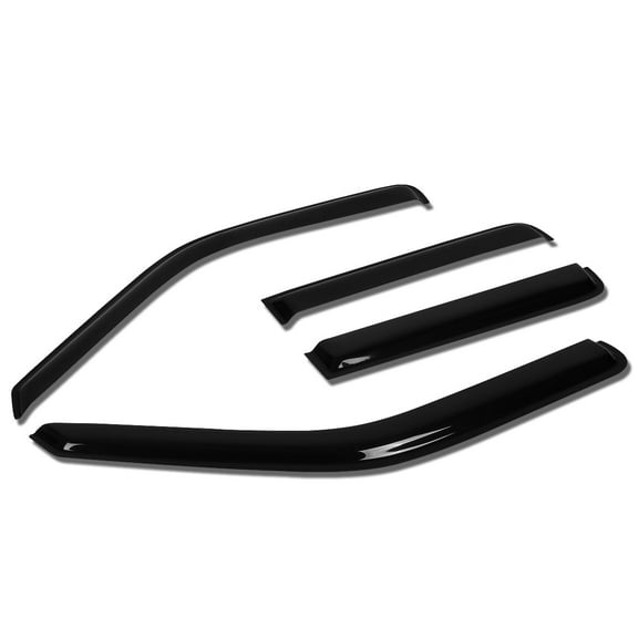 DNA Motoring For 93-98 VW Golf Jetta MK3 Smoked Tint Window Visor Shade Sun Wind Rain Deflector