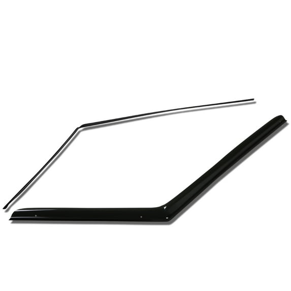 DNA Motoring For 02-06 Mini Cooper Smoked Tint Vent Side Window Visor Rain Wind Deflector Guard