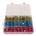 thumbnail image 1 of DNA Motoring ZTL-H-0003 250Pcs 22-16/14-16/10-12 AWG Translucent Nylon Insulation Wide Gauge Assortment Wire Terminal Assortment Set, 1 of 5