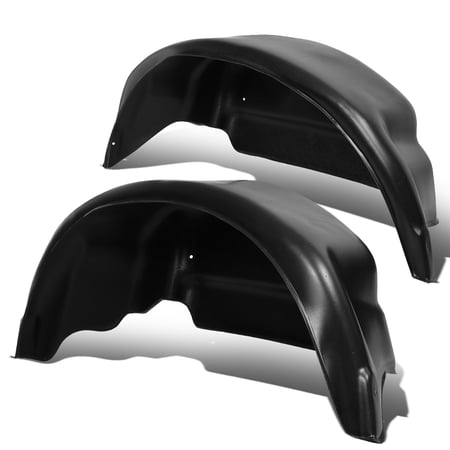 DNA Motoring ZTL-Y-0042 For 2015 to 2019 Ford F150 Pair Rear Wheel Well Guard Covers Inner Fender Mud Flaps 16 17 18