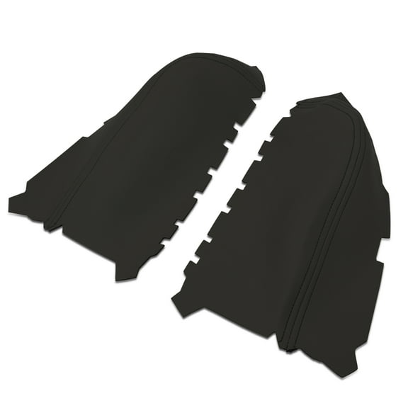 DNA Motoring ZTL-Y-0059 For 2009-2015 Honda Pilot Pair Front Door Panels Card Armrest Leather Cover Black 10 11 12 13 14