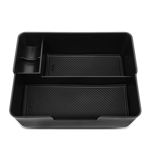 DNA Motoring ZTL-Y-0070 For 2017 to 2019 Tesla Model 3 OE Style Front Center Console Organizer Tray Storage Box Case 18